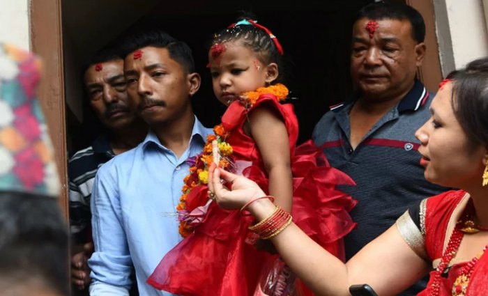 Menina de 3 anos escolhida como 