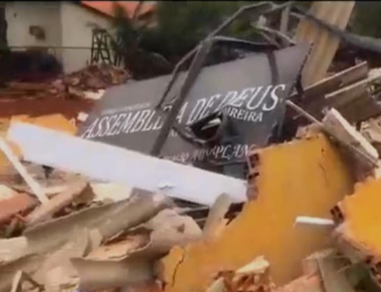 Templo da Assembleia de Deus demolido no DF