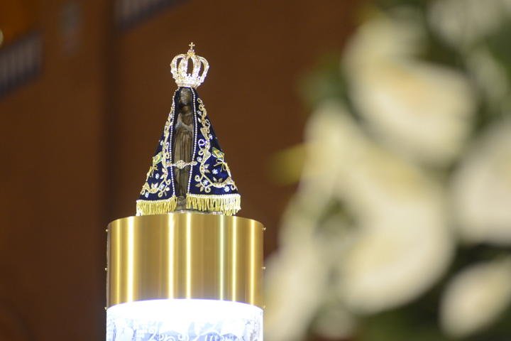 Imagem da santa católica Nossa Senhora de Aparecida