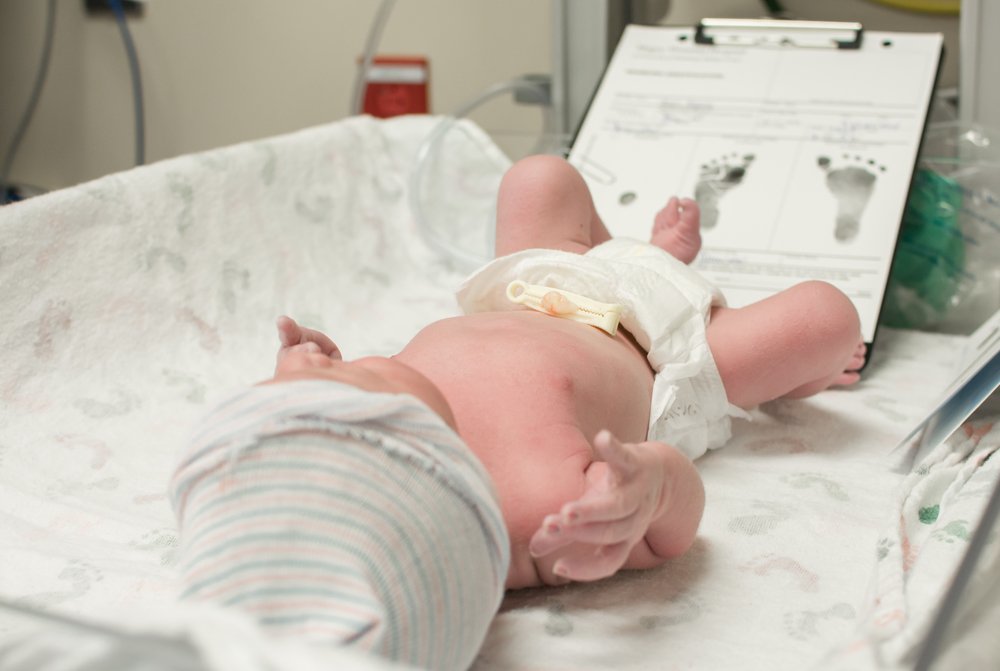 Registro do nascimento de um bebê