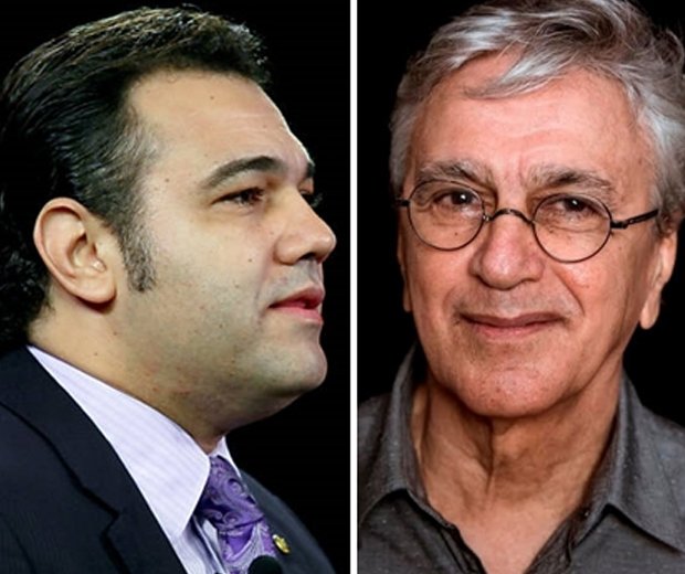 Marco Feliciano e Caetano Veloso