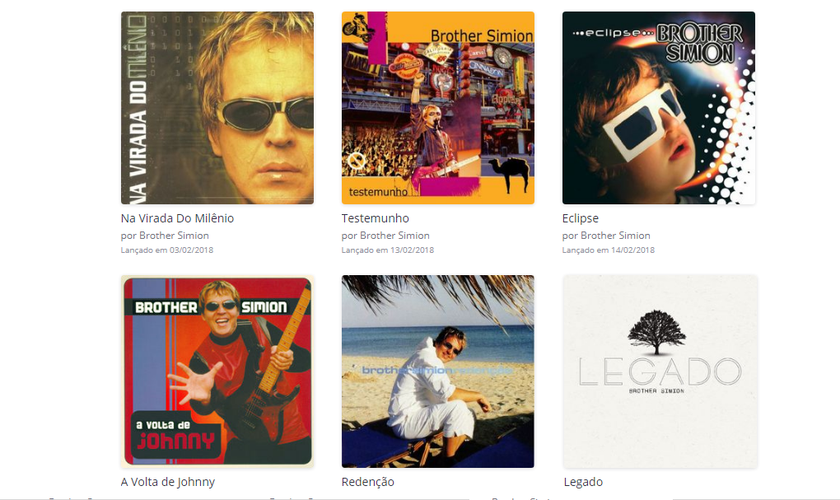 Álbuns de Brother Simion