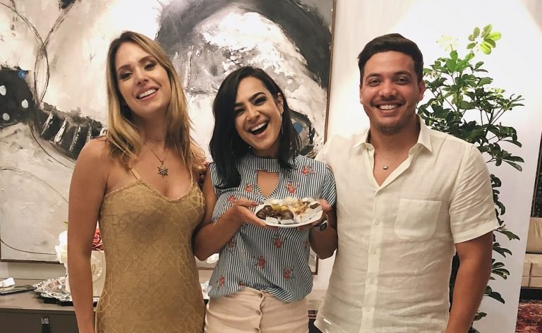 Daniela Araujo na festa de aniversário de Thyane Dantas, esposa de Wesley Safadão