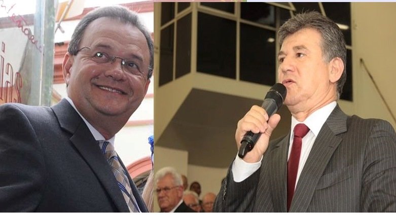 Pastor Samuel Câmara, presidente da CADB e pastor José Wellington Junior, presidente da CGADB