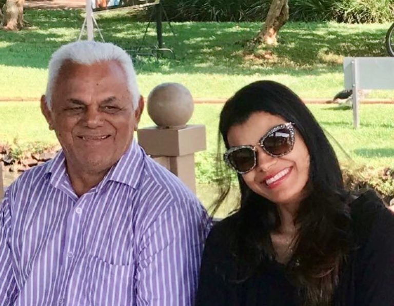Cantora Damares e seu pai, pastor Antonio, que morreu neste domingo, 27 de maio 2018