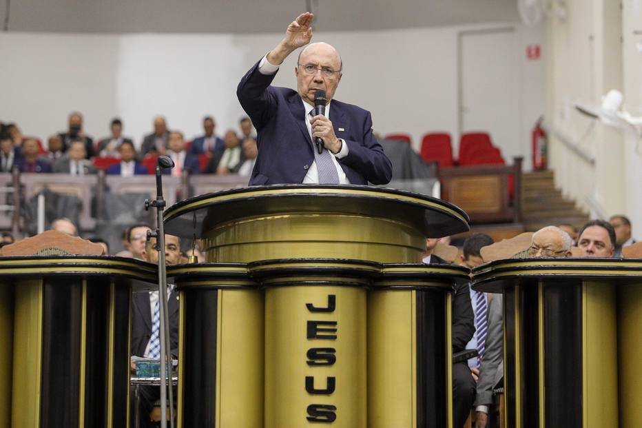 Henrique Meirelles, pré-candidato a Presidência da República nas Eleições Gerais de 2018