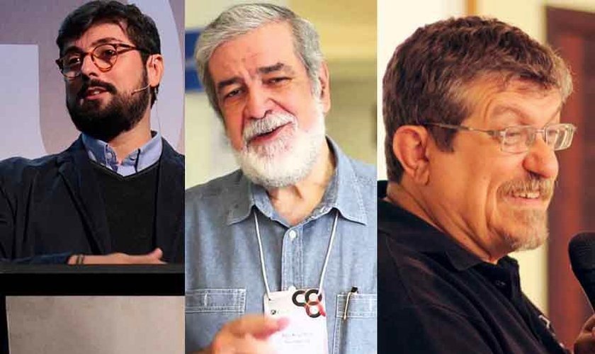 Pastores Jonas Madureira, Augustus Nicodemus e Luiz Sayão. (Foto: Reprodução)