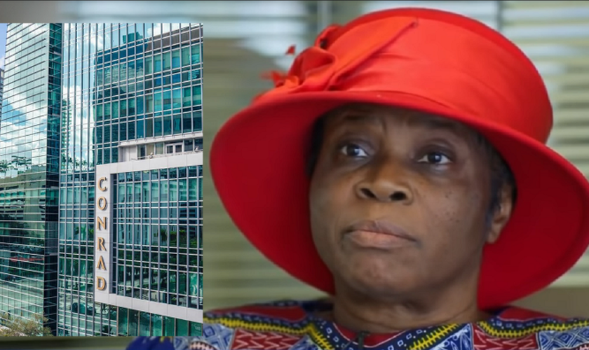 Marie Jean Pierre foi funcionária do Conrad Hotel por 10 anos e demitida por se recusar a trabalhar nos domingos. (Imagem: Facebook; YouTube)