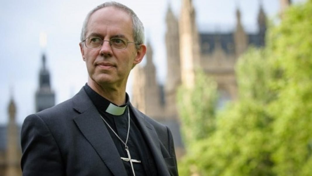 Justin Welby, líder da Igreja Anglicana