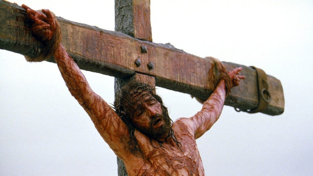 Cena do filme A Paixão de Cristo.