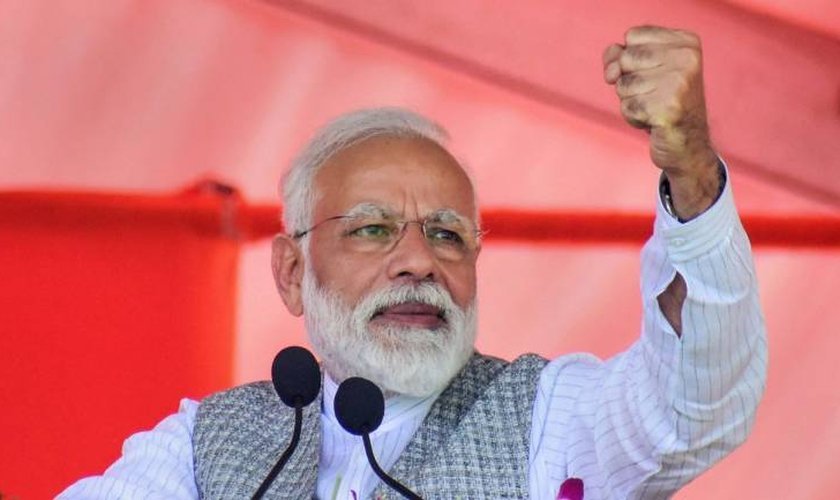Primeiro-ministro indiano Narendra Modi. (Foto: Reprodução)