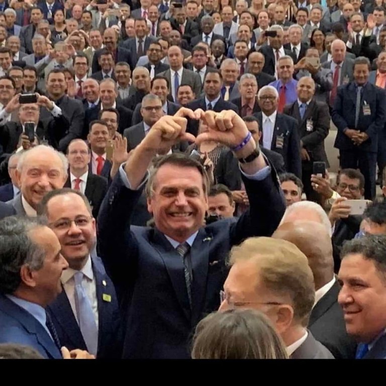 Jair Bolsonaro participa da 46ª Assembleia Geral da Convenção Nacional das Assembleias de Deus – Ministério Madureira, em Goiânia, Goiás