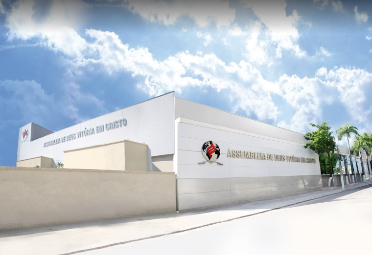 Sede da Assembleia de Deus Vitória em Cristo, na Penha, Zona Norte do Rio de Janeiro Foto: Reprodução