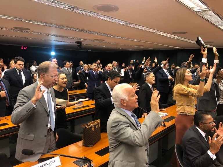 Culto da Frente Parlamentar Evangélica, a bancada Evangélica