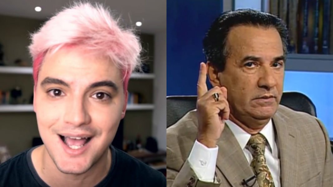 Youtuber Felipe Neto e o pastor Silas Malafaia