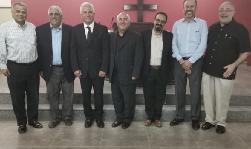 Líderes evangélicos da Jordânia. (Foto: Reprodução/Ammannet)