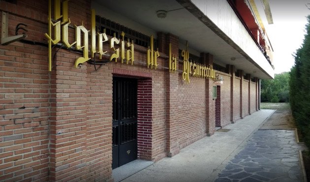 A igreja da ressurreição em Madri, na Espanha.
