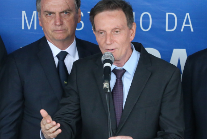 Jair Bolsonaro e Marcelo Crivella