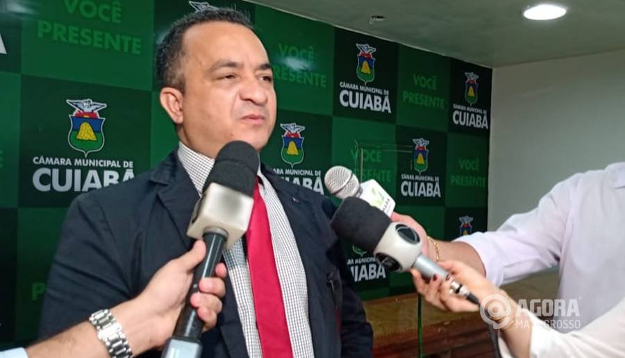 Vereador Marcrean Santos – Foto: Rafael Medeiros / AGORA MATO GROSSO