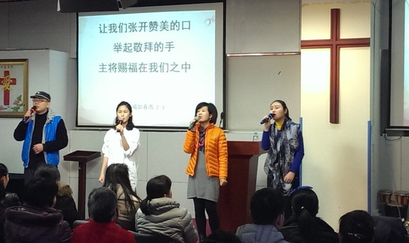 Culto em uma igreja na China (Foto: Reprodução/Religion News)