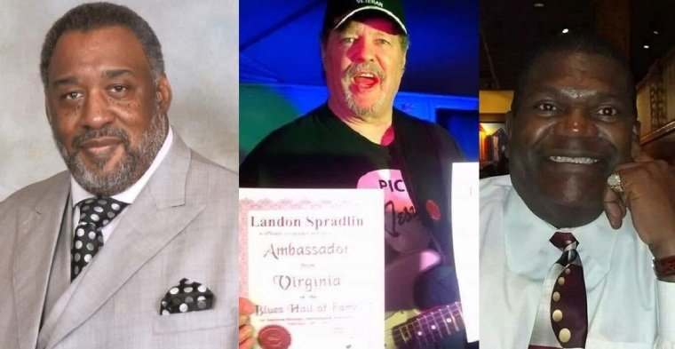 Pastores que morreram por coronavírus (da esq. para dir.): Rev. Isaac Graham, 66 anos. Landon Spradlin, 66 anos e Ronnie Hampton.