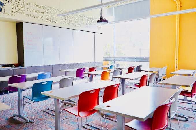 Sala de aula vazia