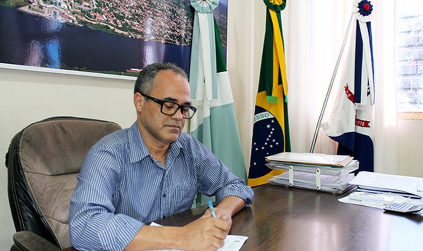 Iranil de Lima Soares, prefeito de Ladário, no Mato Grosso do Sul. (Foto: Assessoria de Comunicação PML)