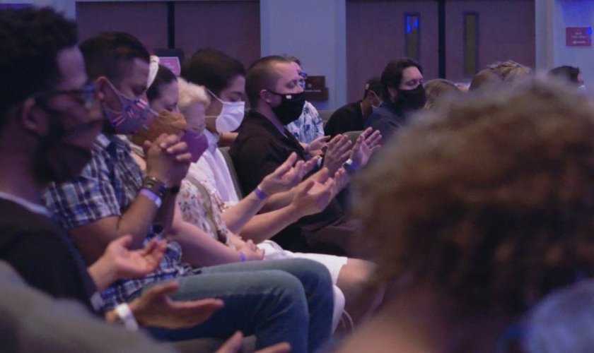 Igrejas abriram nos EUA pela primeira vez no domingo de Pentecostes. (Foto: CBN News)