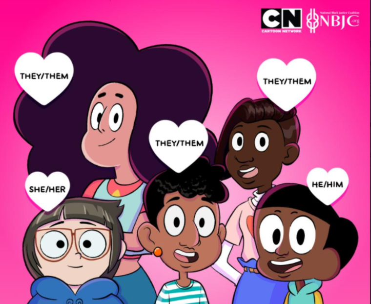 O Cartoon Network se junta à National Black Justice Coalition para criar histórias em quadrinhos promovendo a ideia de que existem múltiplas identidades de gênero. | Captura de tela: Twitter / Cartoon Network