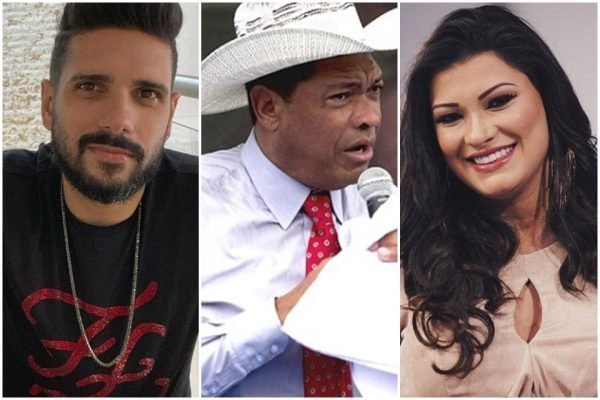 Filipe Iannie, Valdemiro Santiago e Raquel Santiago