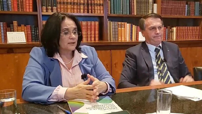 Damares Alves e Jair Bolsonaro