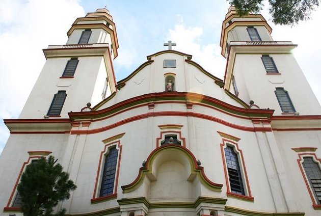 Igreja de São Sebastião, que fica no Barro Preto, na região Centro-Sul de Belo Horizonte