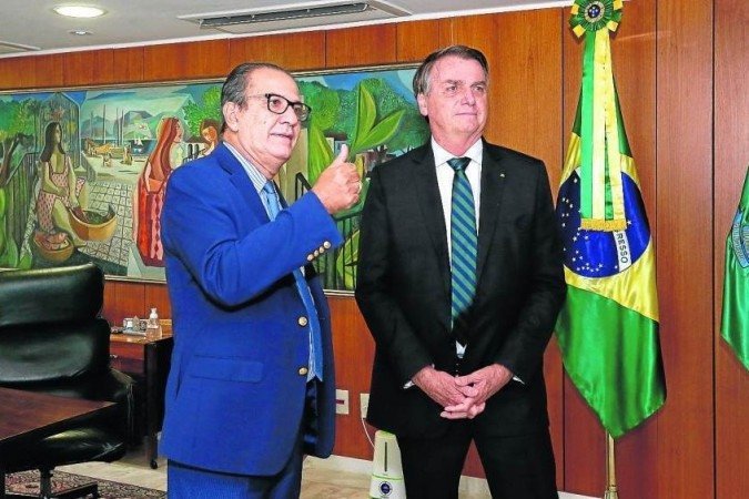 Encontro do pastor Silas Malafaia com Jair Bolsonaro - (crédito: ISAC NOBREGA)
