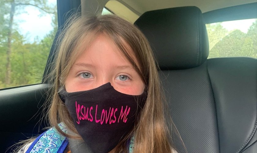 Lydia Booth e sua máscara 