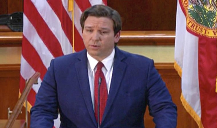 Ron DeSantis, governador da Flórida, EUA