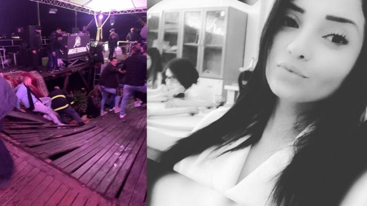 Ana Elisa Genaro, 26 anos, foi vítima de um acidente quando parte de uma estrutura de um restaurante desabou, em Porto Alegre.