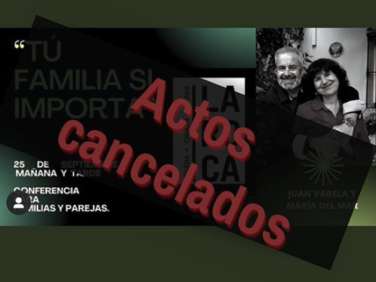 A igreja La Roca, na Espanha, cancelou as oficinas sobre família e sexualidade após pressão dos ativistas LGBT.