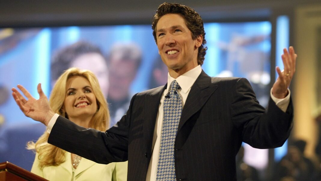 Pastor Joel Osteen e sua esposa, Victoria Osteen