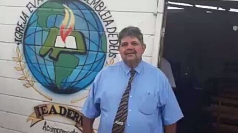 Pastor Paulo Eduardo de Lima, morreu de Covid aos 59 anos.