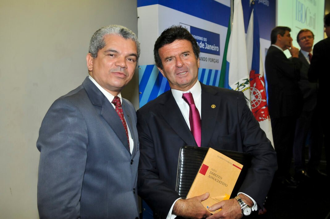 Dr. Gilberto Garcia e o Ministro Luiz Fux, Presidente do STF