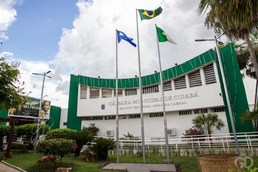 Fachada da Câmara dos Vereadores de Cuiabá