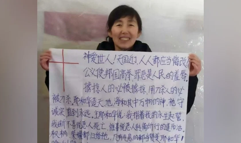Zhou Jinxia já tentou compartilhar Jesus com o líder comunista por mais de 50 vezes (Foto: China Aid)