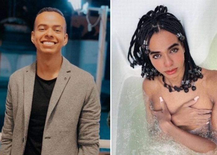 Ex-cantor gospel Jotta A antes e depois de se assumir mulher trans