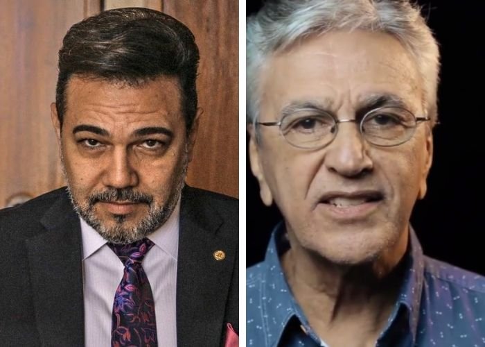 Marco Feliciano e Caetano Veloso (Foto: Montagem/FolhaGospel)