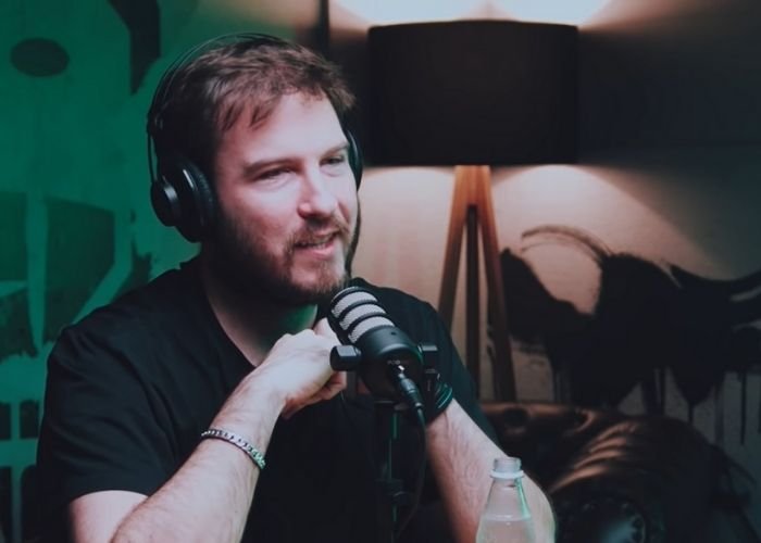 Tiago Nigro, o Primo Rico, durante entrevista ao JesusCopy Podcast