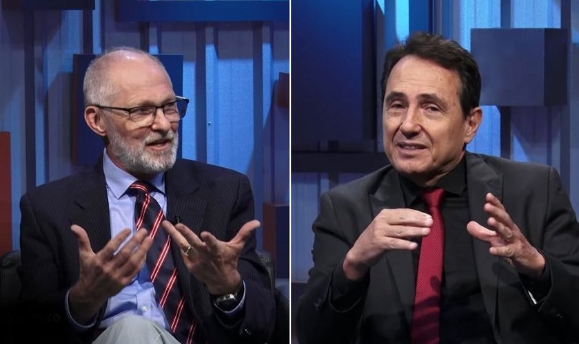 Cientistas Adauto Lourenço e Marcos Eberlin. (Foto: Captura de tela/YouTube Programa Veja Só! Oficial)