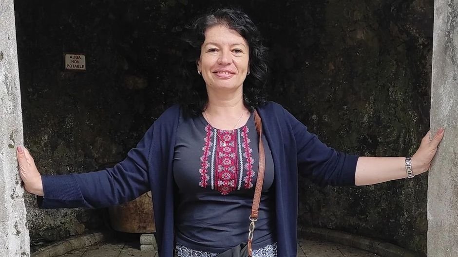 Mariana Laskava, uma missionária ucraniana atualmente servindo no Word of Life Ucrânia.