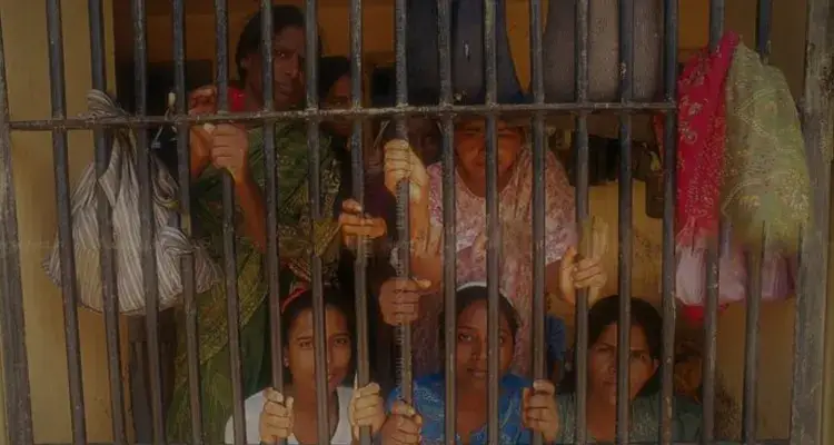 Mulheres cristãs presas na Índia