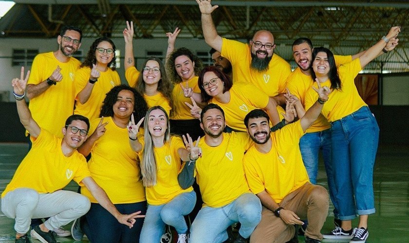 Equipe da campanha Vem Pra Vida. (Foto: Divulgação/TeenStreetBrasil).