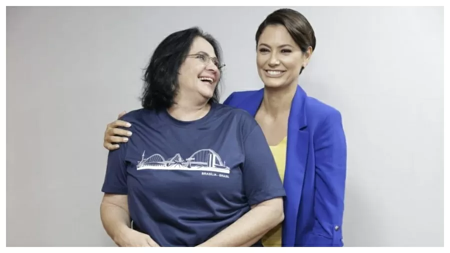 Michelle Bolsonaro e Damares Alves